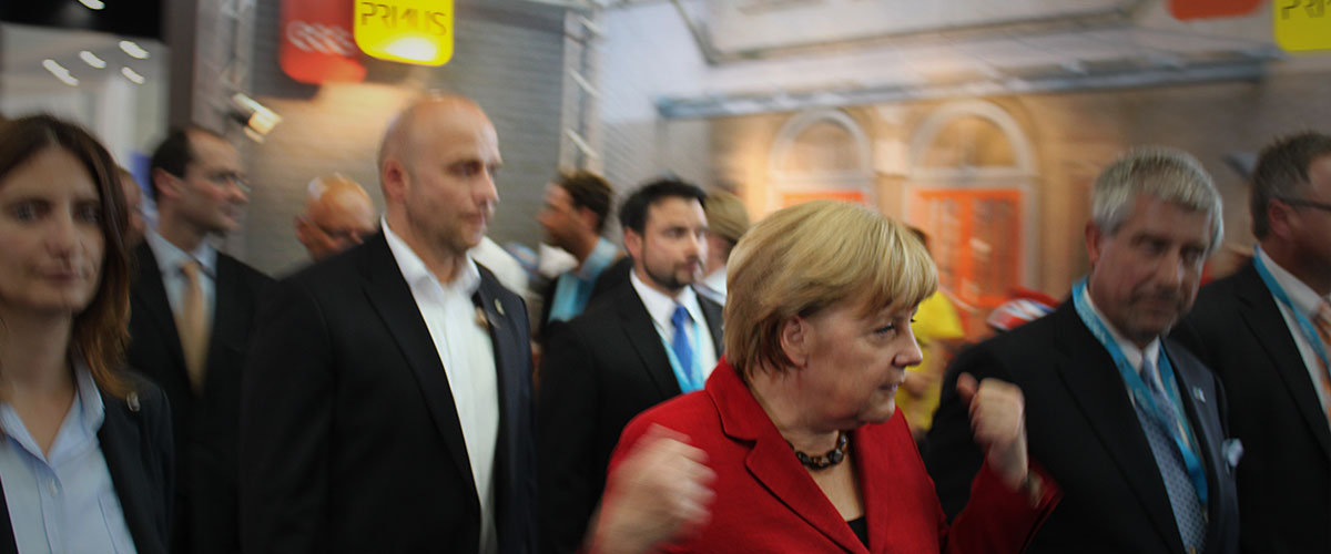 Primus: Bundeskanzlerin Merkel ist begeistert auf der Eurobike